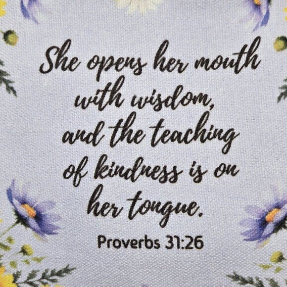 NEW INSPIRATIONAL FAITH CANVAS POUCH, NOTEPAD, PEN, BOOKMARK & KEYCHAIN GIFT SET - Picture 2 of 10